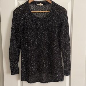 Eileen Fisher Black and White Knit Sweater